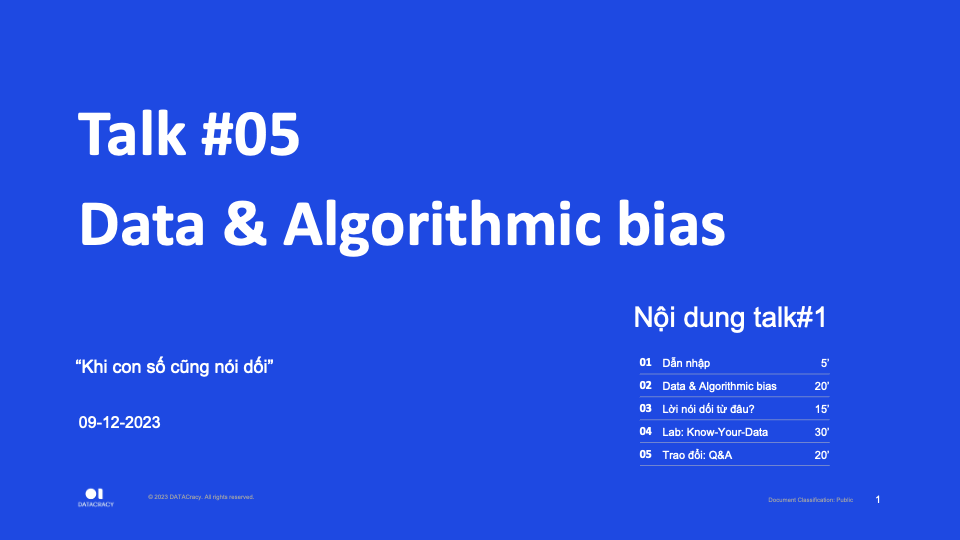 Recap Talk#5: Khi “con số” cũng nói dối